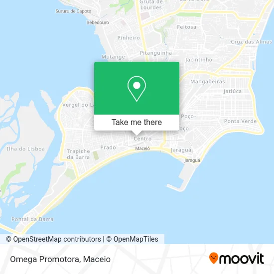 Omega Promotora map