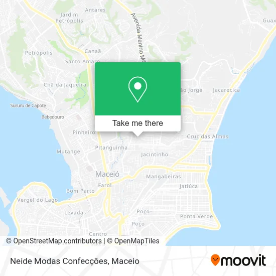 Neide Modas Confecções map