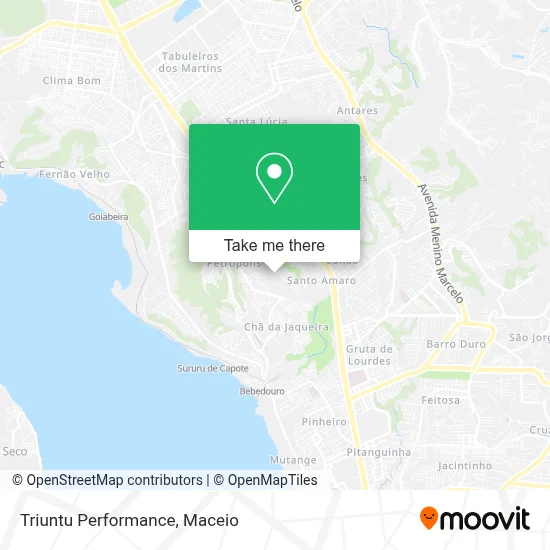 Triuntu Performance map