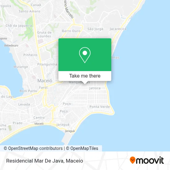 Residencial Mar De Java map