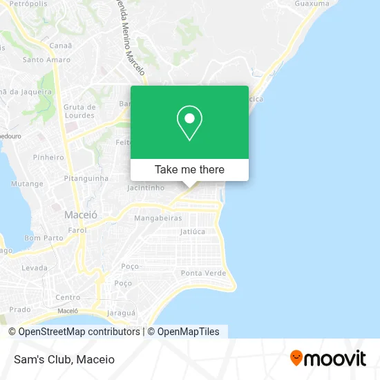 Sam's Club map