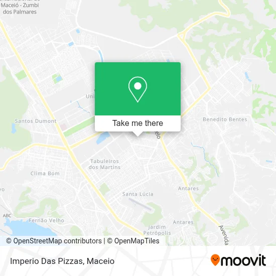 Imperio Das Pizzas map