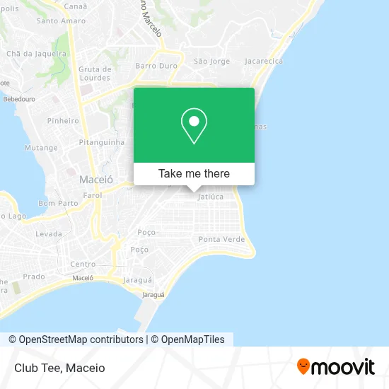 Club Tee map