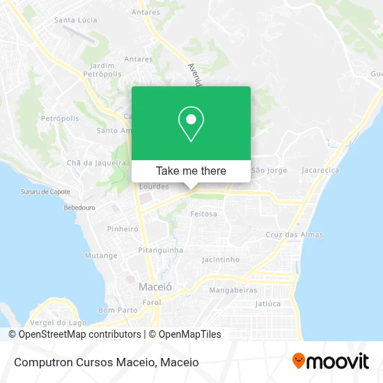 Computron Cursos Maceio map