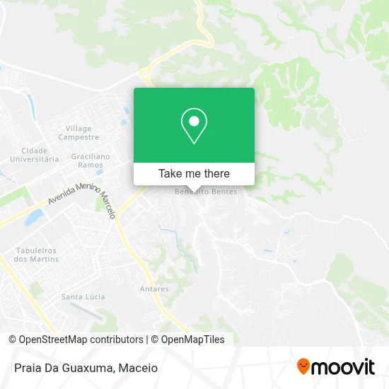 Praia Da Guaxuma map