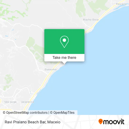 Ravi Praiano Beach Bar map