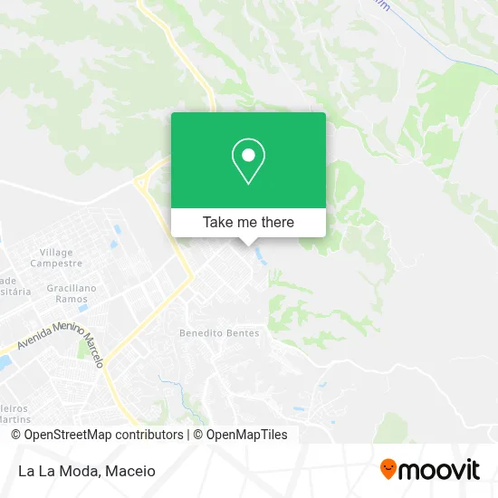 La La Moda map