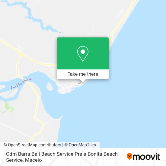 Cdm Barra Bali Beach Service Praia Bonita Beach Service map