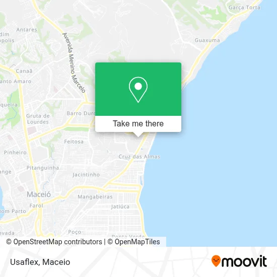 Usaflex map