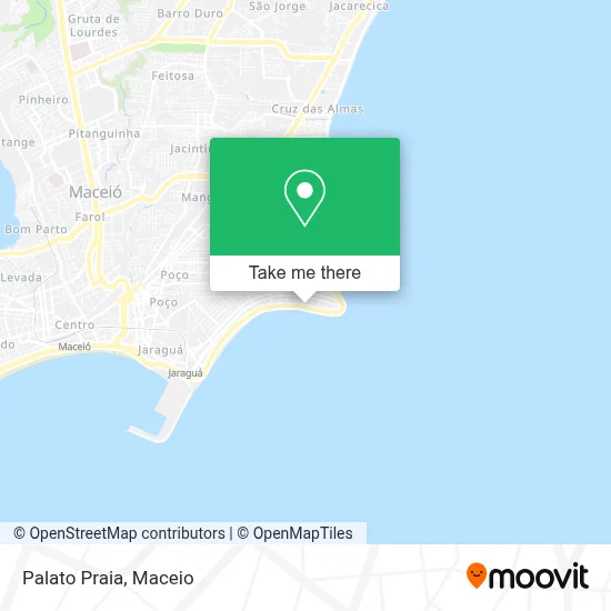 Palato Praia map