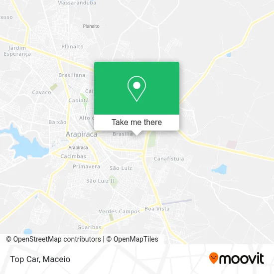 Top Car map