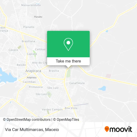 Via Car Multimarcas map