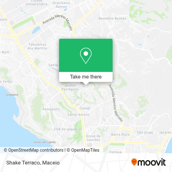 Shake Terraco map