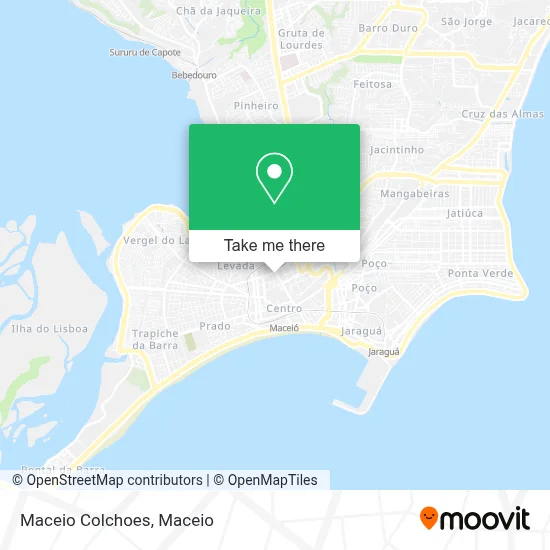 Maceio Colchoes map