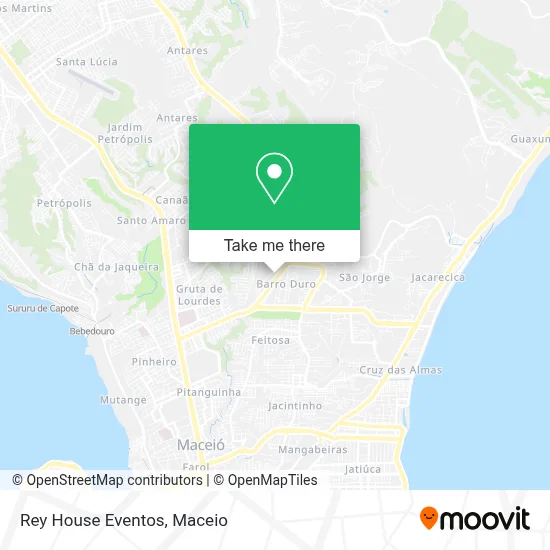 Rey House Eventos map