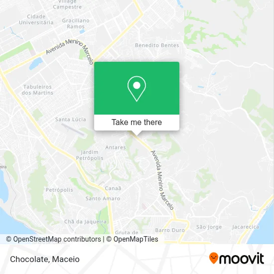 Chocolate map