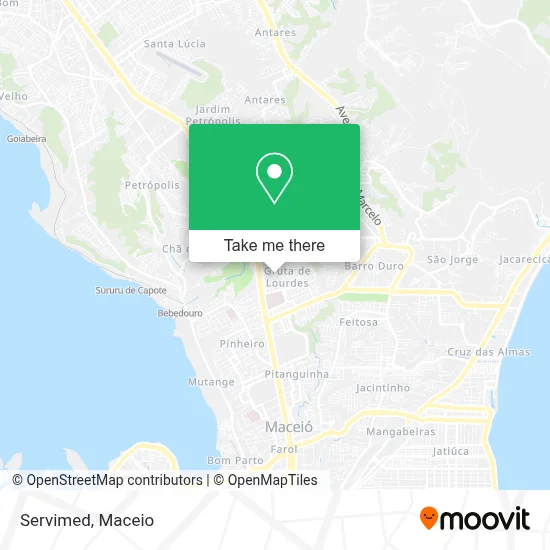 Servimed map