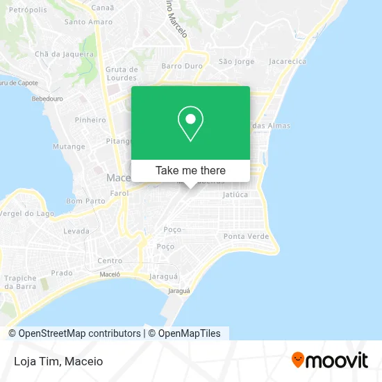 Loja Tim map