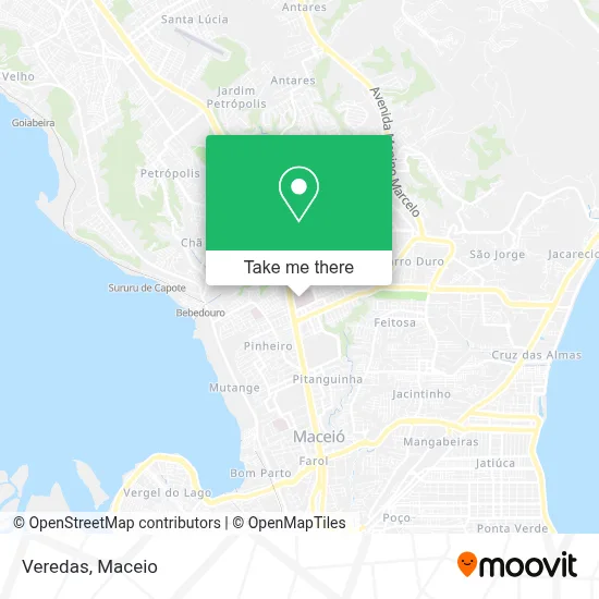 Veredas map