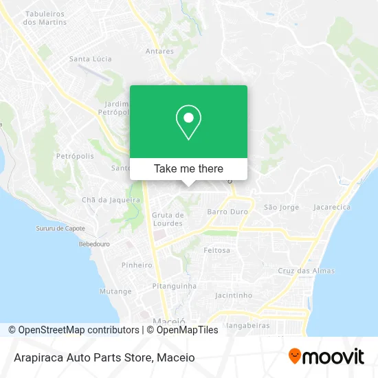 Arapiraca Auto Parts Store map