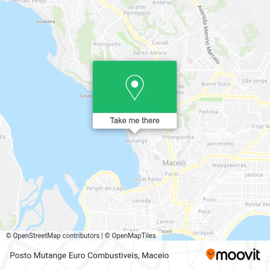 Posto Mutange Euro Combustiveis map