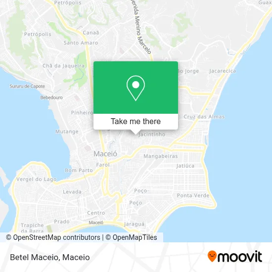 Betel Maceio map