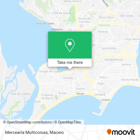Mercearia Multicoisas map