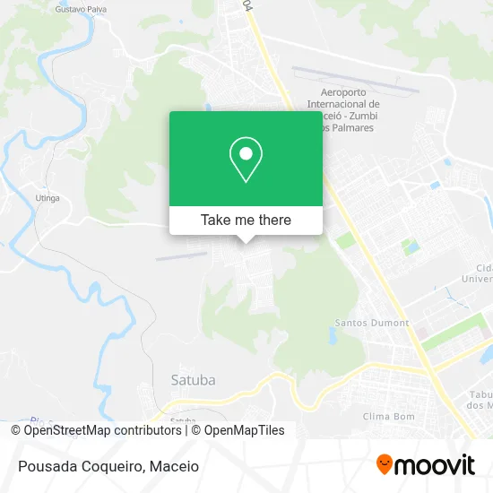 Pousada Coqueiro map