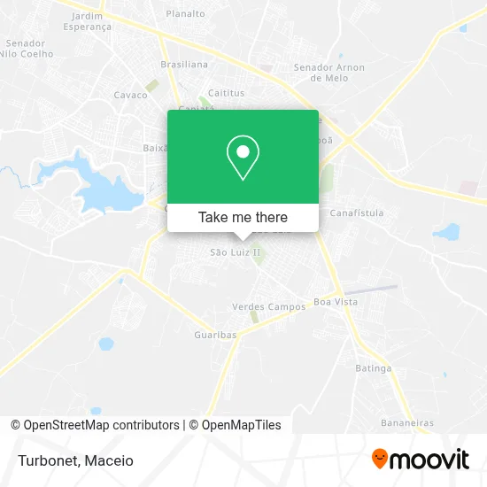 Turbonet map