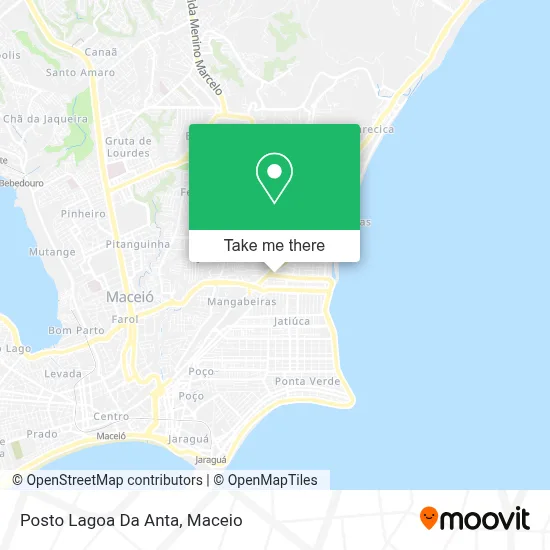 Posto Lagoa Da Anta map