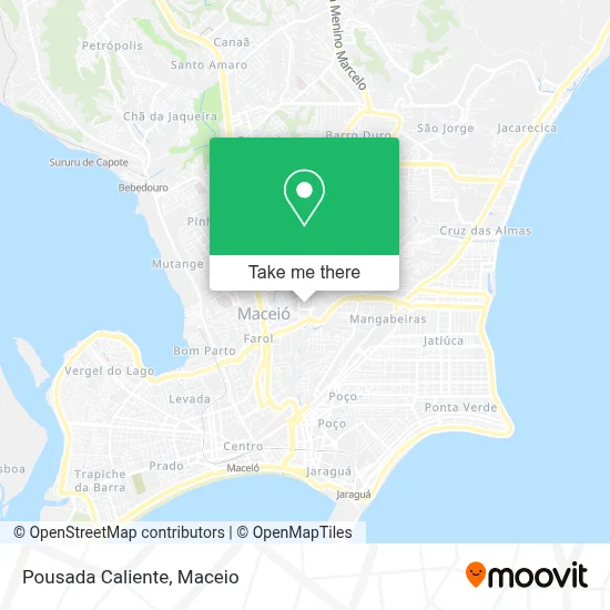 Pousada Caliente map