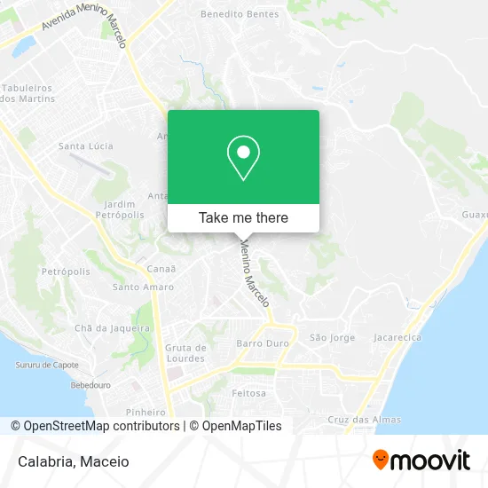 Calabria map