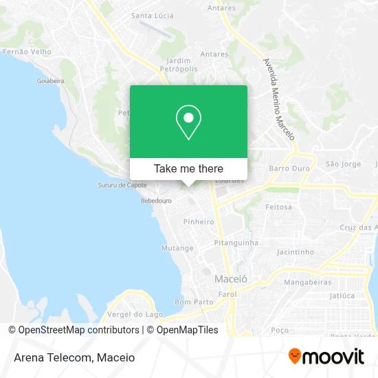 Arena Telecom map