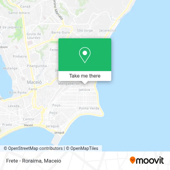 Frete - Roraima map