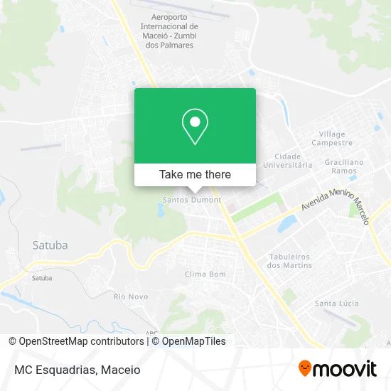 MC Esquadrias map