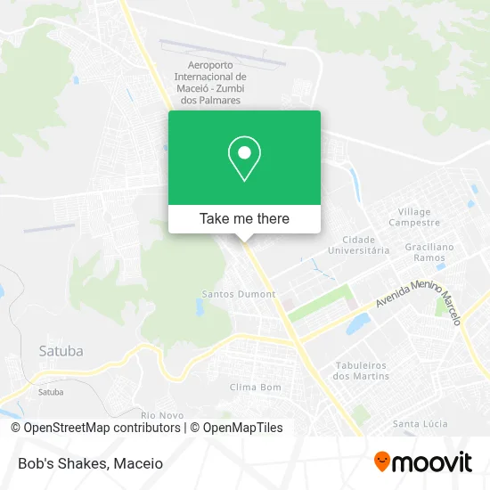 Bob's Shakes map