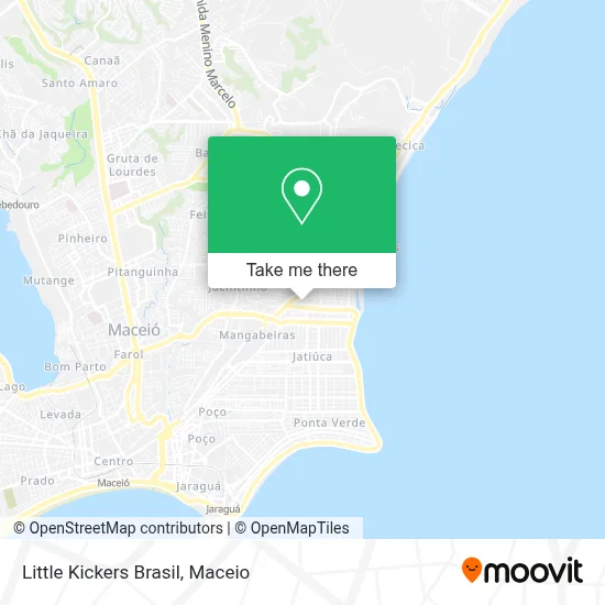 Little Kickers Brasil map