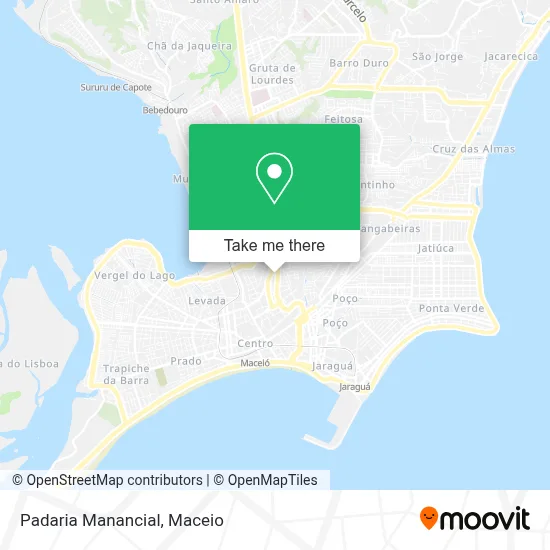 Padaria Manancial map