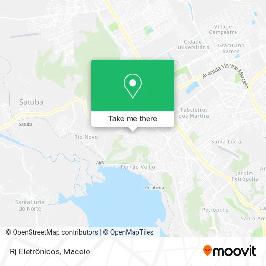 Rj Eletrônicos map