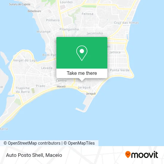 Auto Posto Shell map