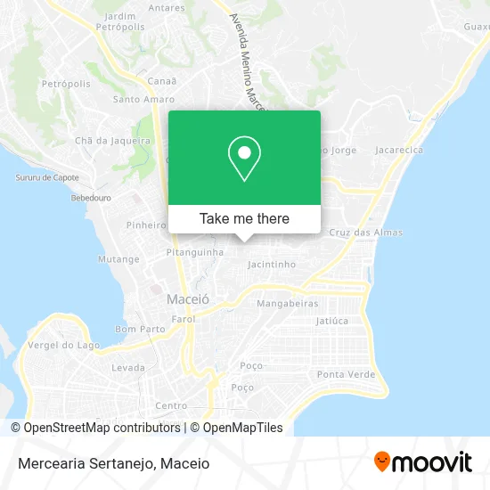 Mercearia Sertanejo map