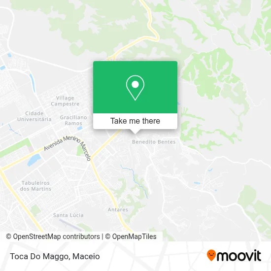 Toca Do Maggo map