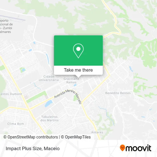 Impact Plus Size map
