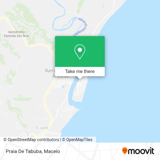 Praia De Tabuba map