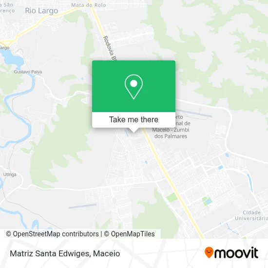 Matriz Santa Edwiges map