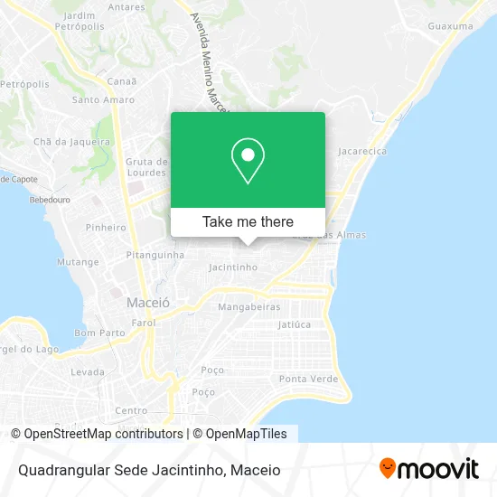 Quadrangular Sede Jacintinho map
