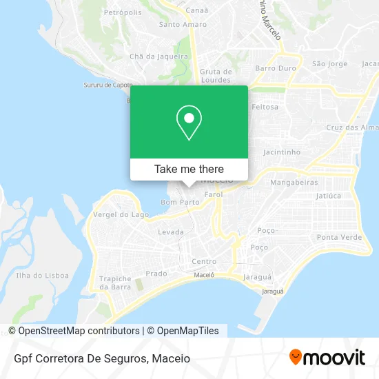 Gpf Corretora De Seguros map