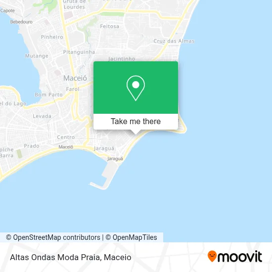 Altas Ondas Moda Praia map