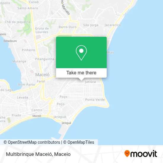 Multibrinque Maceió map