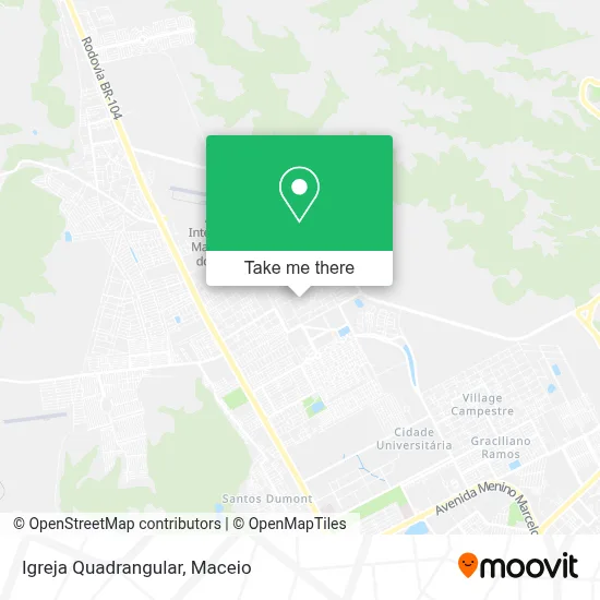 Igreja Quadrangular map